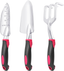 Community More Aluminum Garden Trowel, Transplanter and Rake Set studio product photo