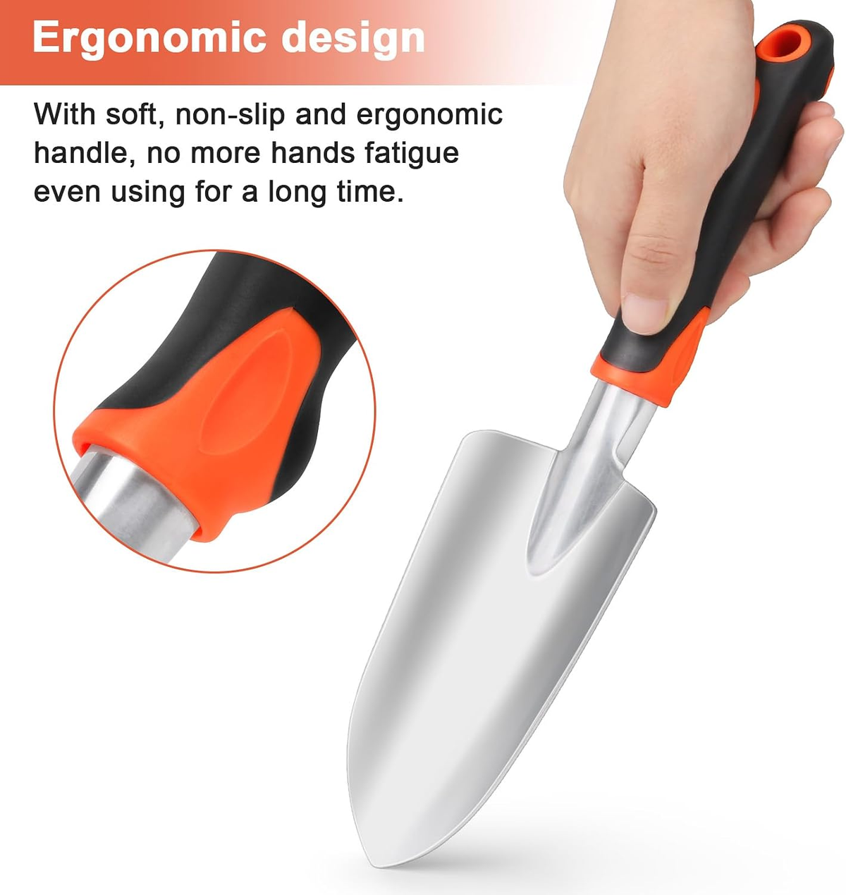 Community More Aluminum Hand Trowel with Rubber Grip additional product photo