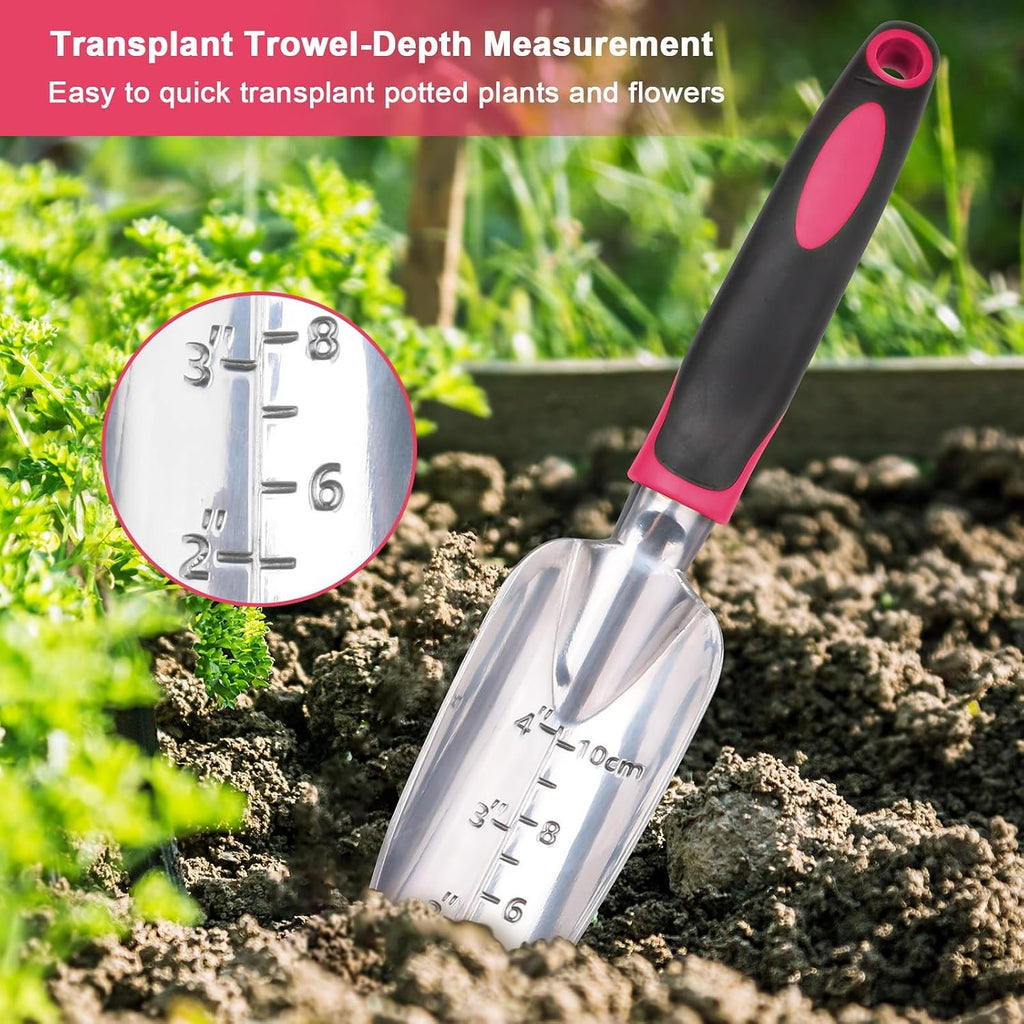 Community More Aluminum Garden Trowel, Transplanter and Rake Set additional product photo