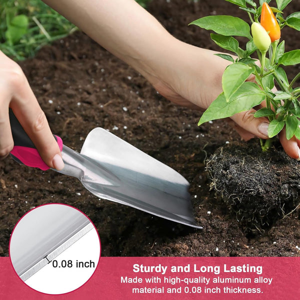 Community More Aluminum Garden Trowel, Transplanter and Rake Set additional product photo