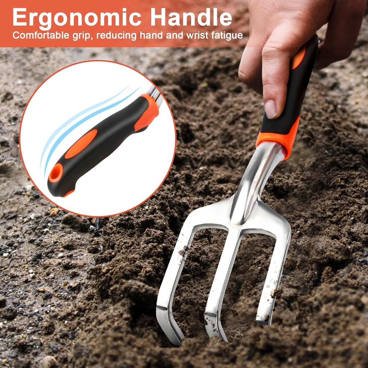 Community More Aluminum Hand Cultivator Rake additional product photo