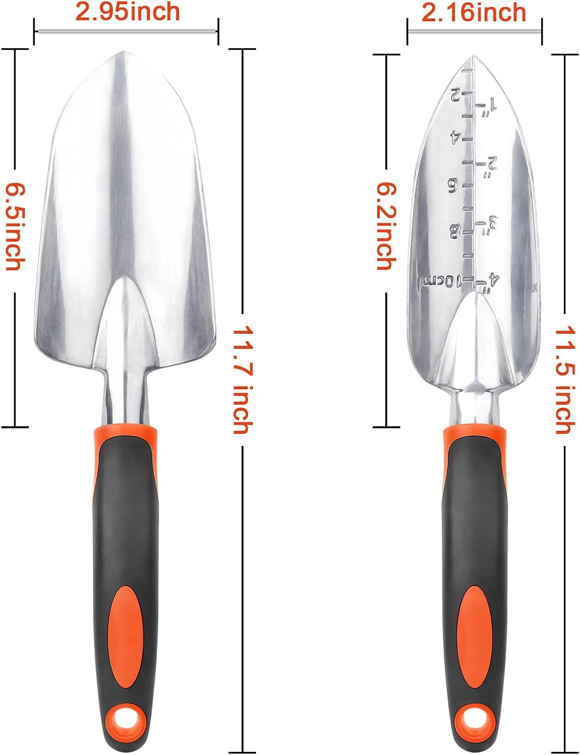 Community More Aluminum Garden Trowel Set with Depth Scale additional product photo