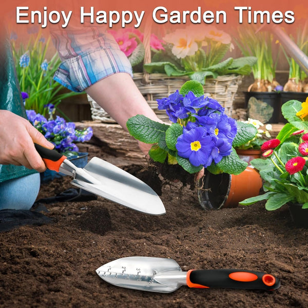 Community More Aluminum Garden Trowel Set with Depth Scale additional product photo
