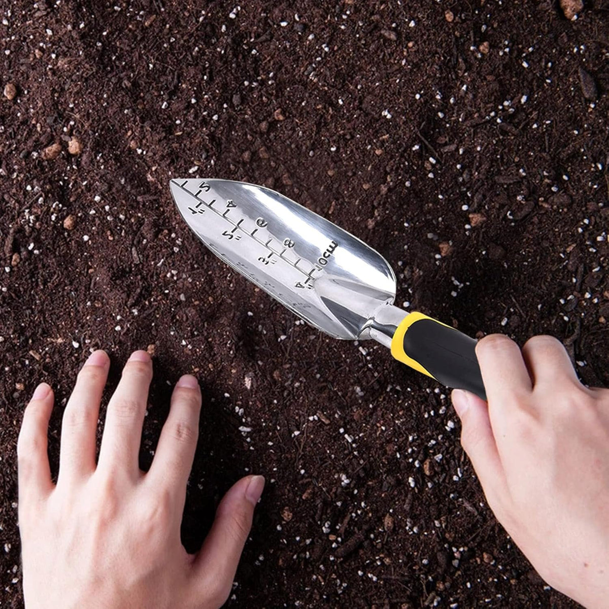 Community More Aluminum Garden Trowel with Depth Scale additional product photo