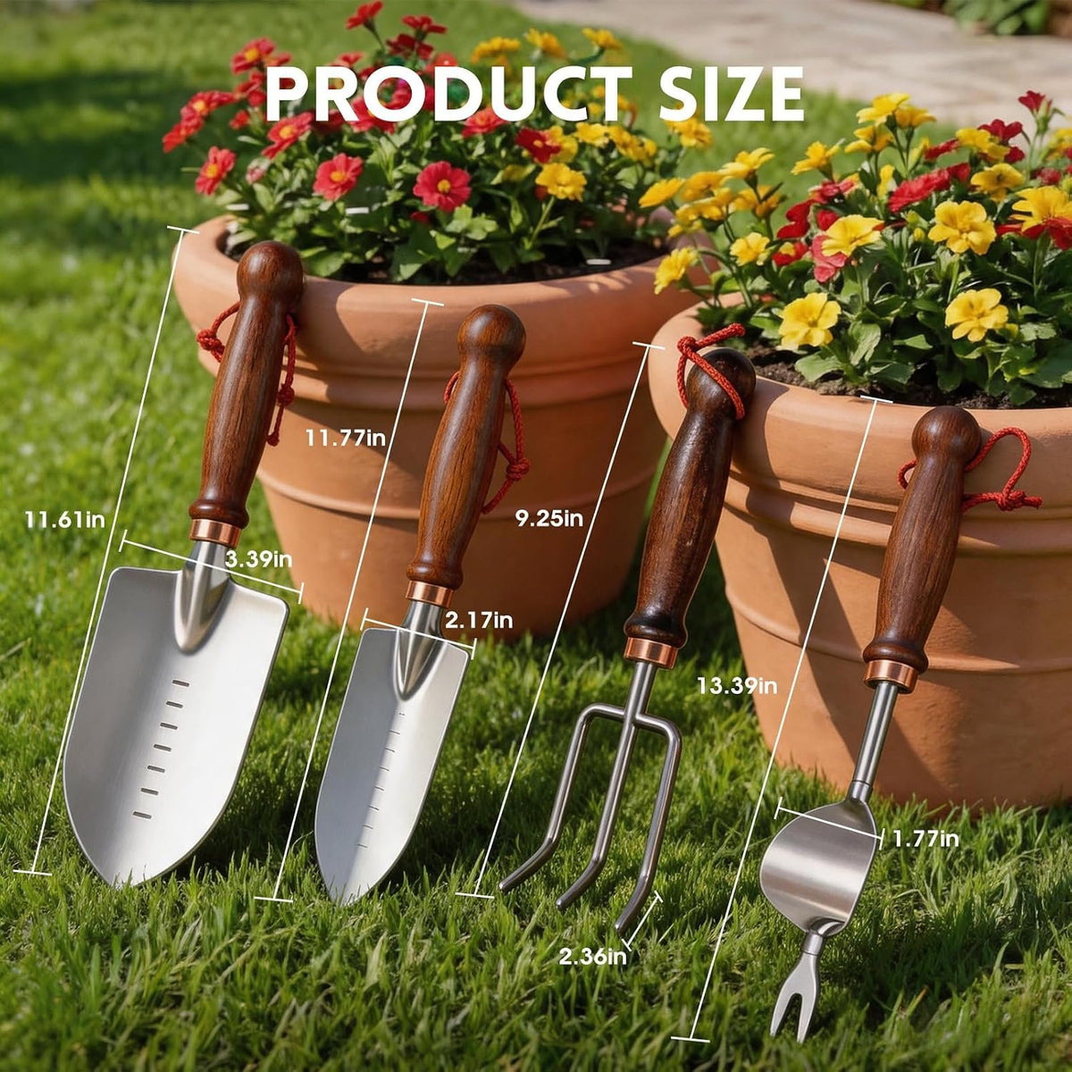Community More Stainless Steel Garden Tool Set additional product photo