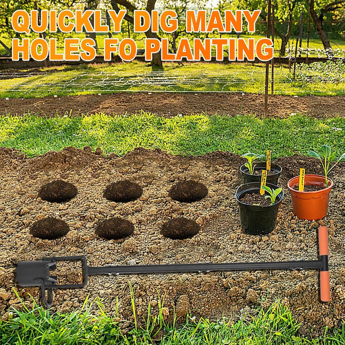 Community More Long-Handle Bulb Planter with Foot Pedals additional product photo