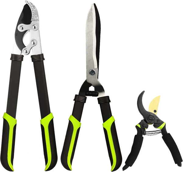 Community More Alloy Steel Lopper, Hedge Clipper and Pruner Set studio product photo
