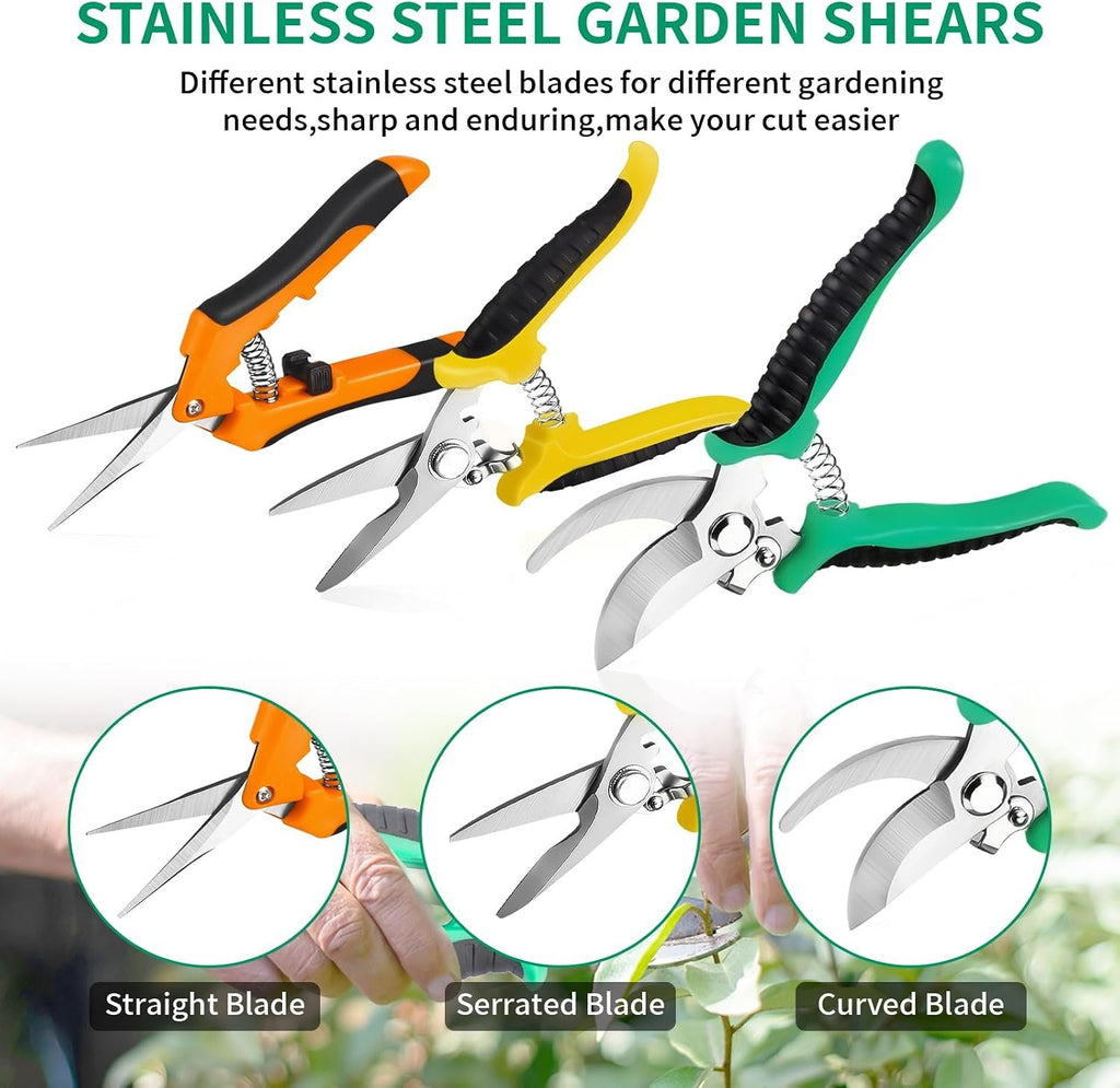 Community More Stainless Steel Garden Pruning Shear Set additional product photo