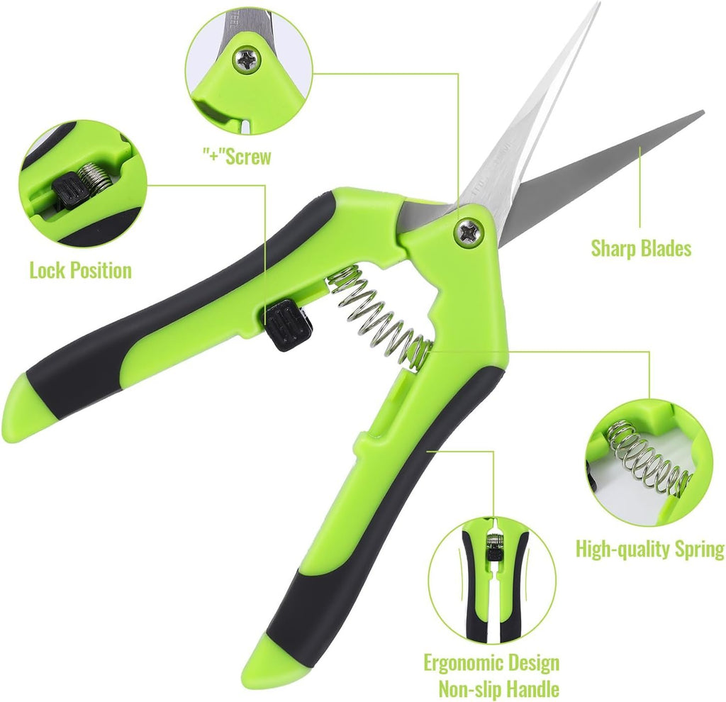 Community More Stainless Steel Pointed-Tip Pruning Snips additional product photo
