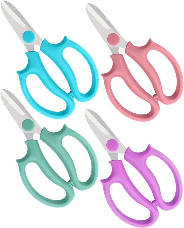 Community More Stainless Steel Flower Scissors in Mixed Colors studio product photo