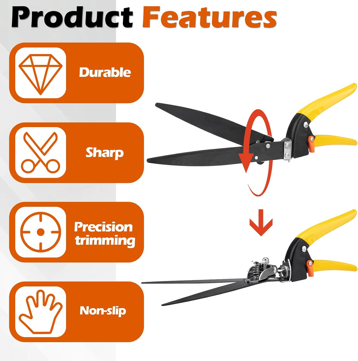 Community More Hardened Steel Rotating Grass Shears additional product photo