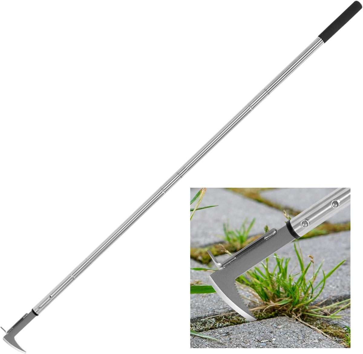 Community More Long-Handle Crack Weeder with L-Shaped Blade studio product photo