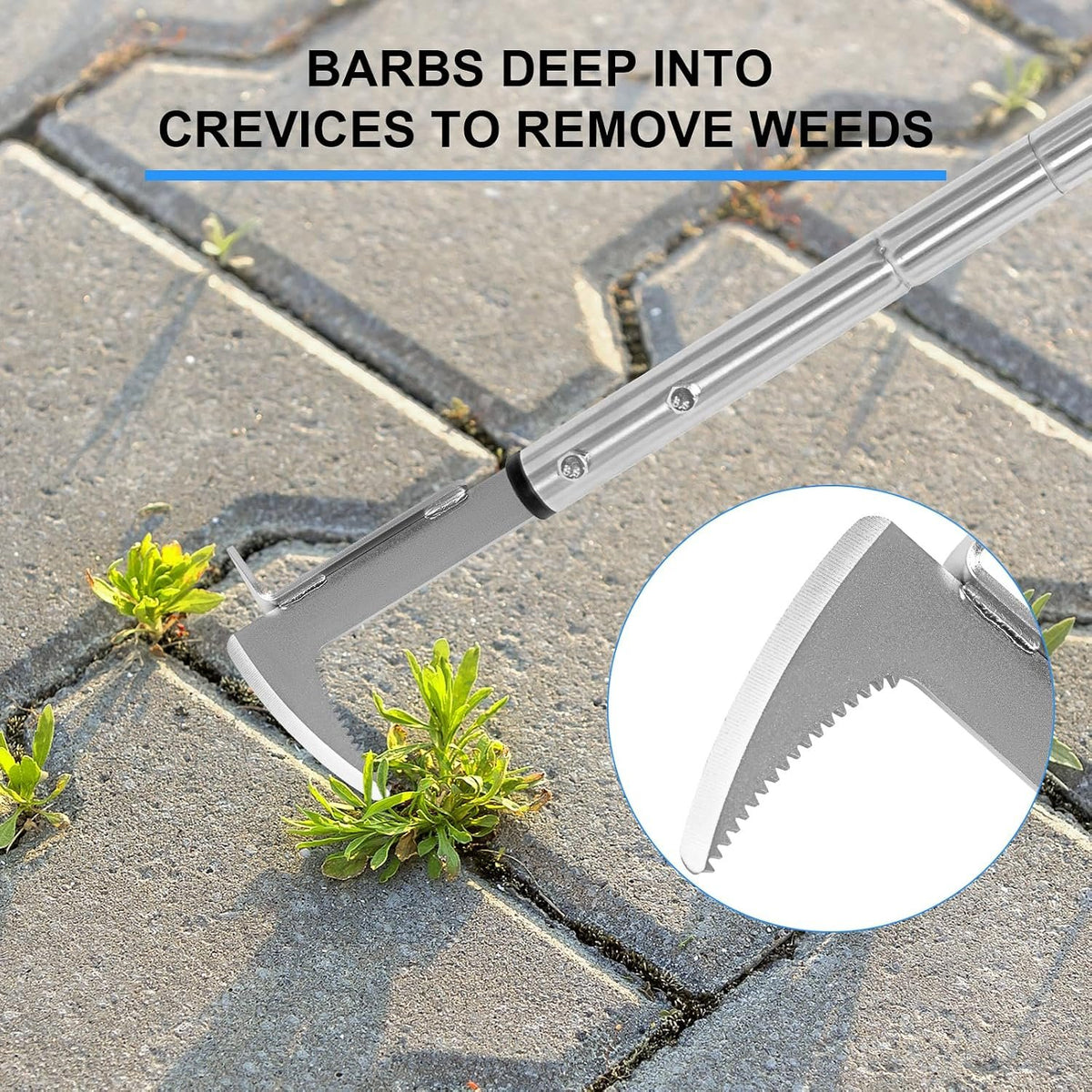 Community More Long-Handle Crack Weeder with L-Shaped Blade additional product photo