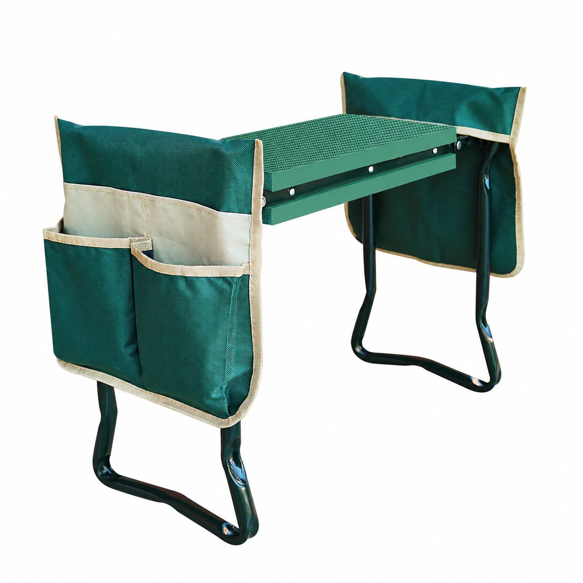Community More Folding Garden Kneeler Seat with Tool Pouches studio product photo Main image
