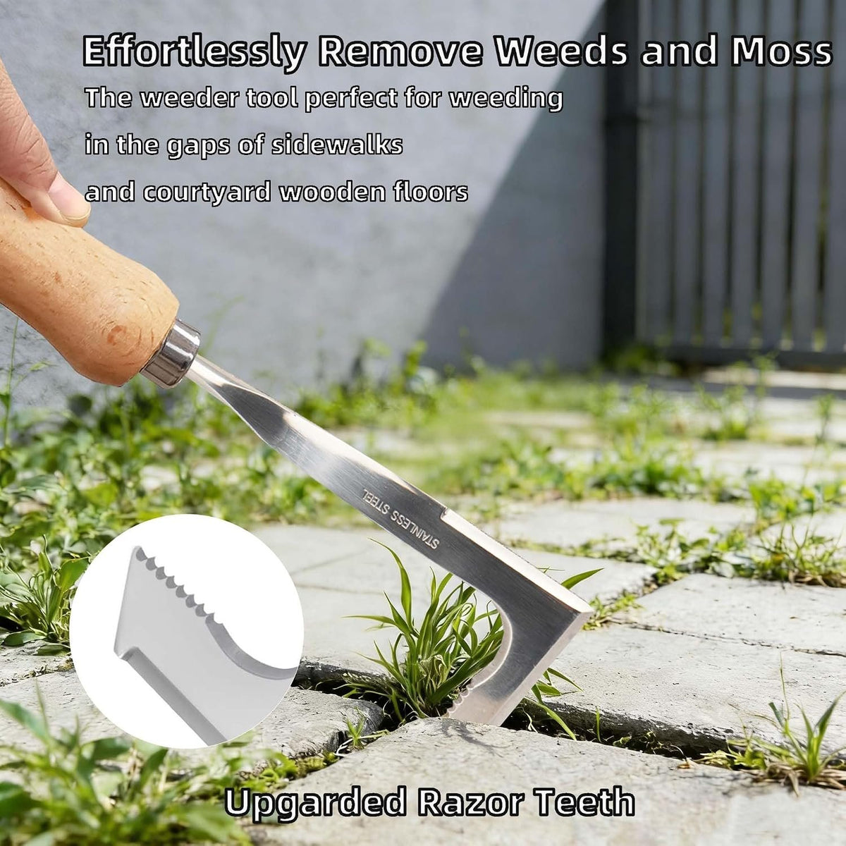 Community More Crack Weeder with Beech Wood Handle additional product photo