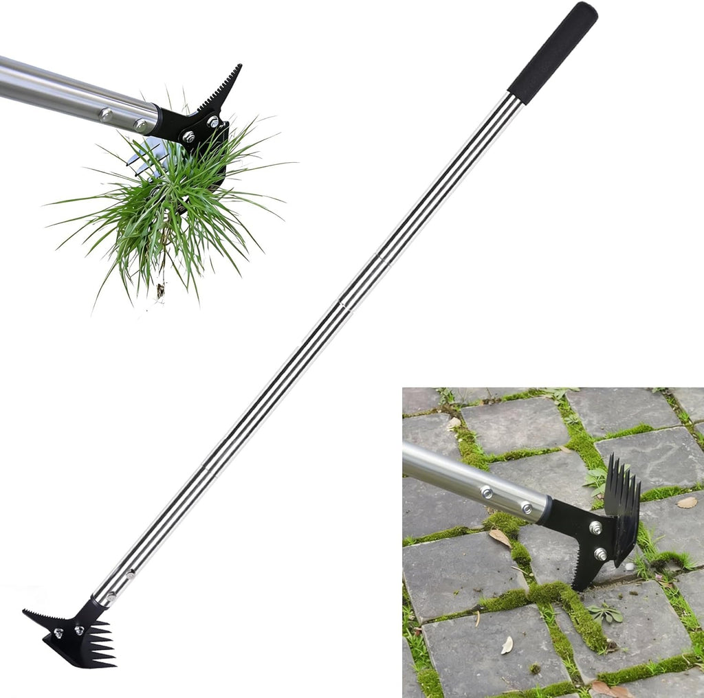 Community More Long-Handle Weed Rake and Crack Weeder studio product photo