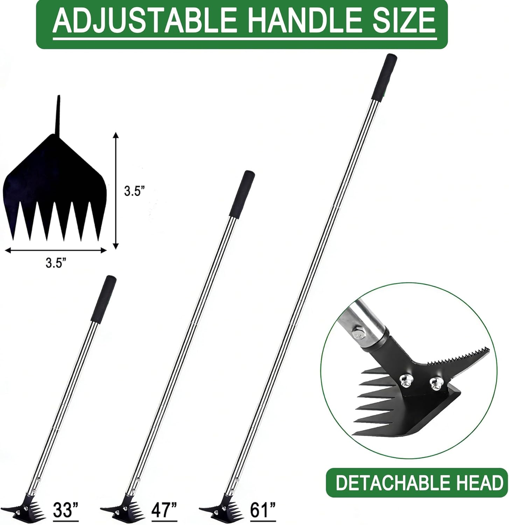 Community More Long-Handle Weed Rake and Crack Weeder additional product photo