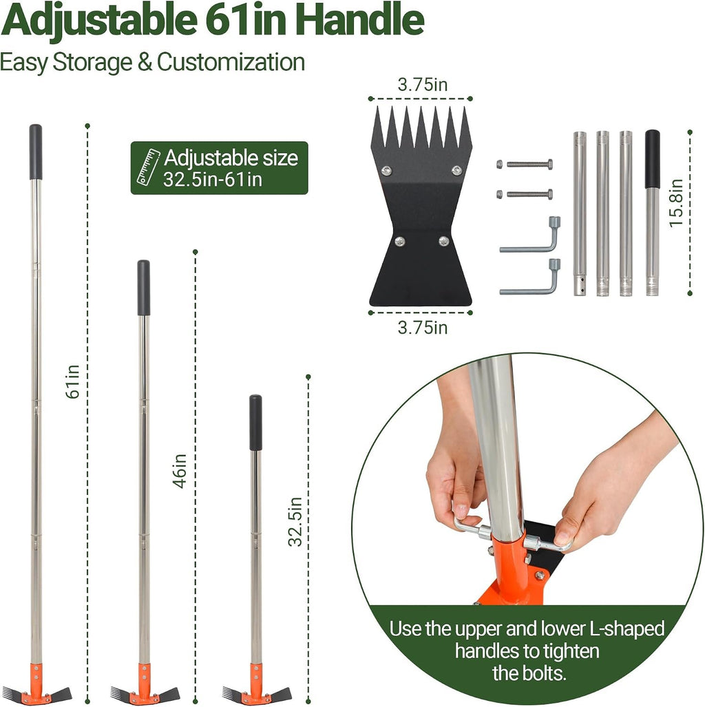 Community More Hoe and Rake Weeder with Adjustable Handle additional product photo