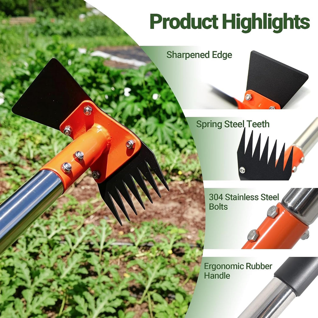 Community More Hoe and Rake Weeder with Adjustable Handle additional product photo