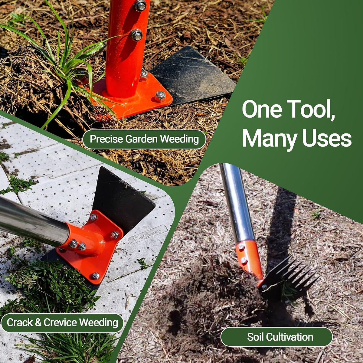 Community More Hoe and Rake Weeder with Adjustable Handle additional product photo