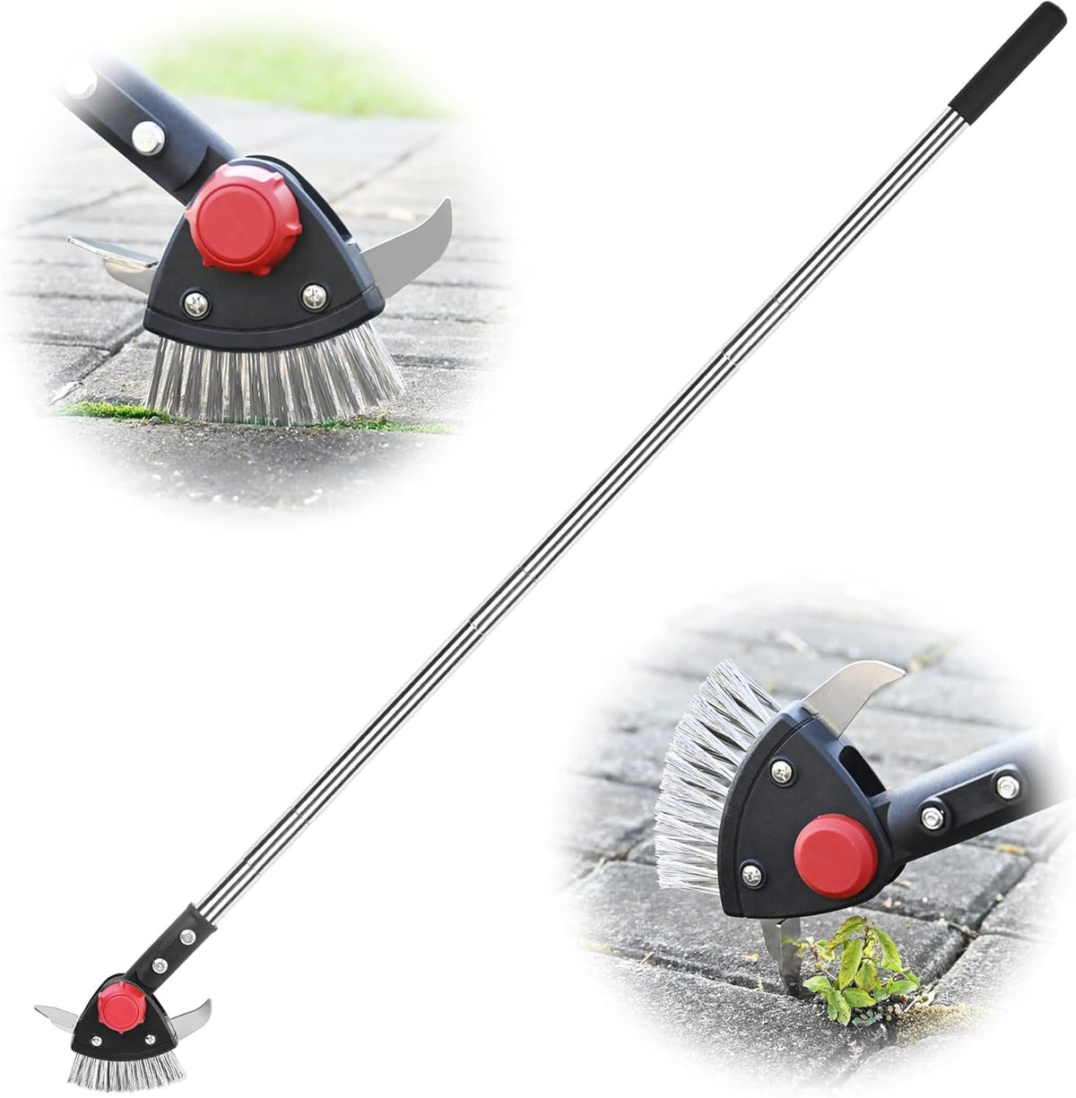 Community More Stainless Steel Crack Weeder with Brush and Scrapers studio product photo Main image