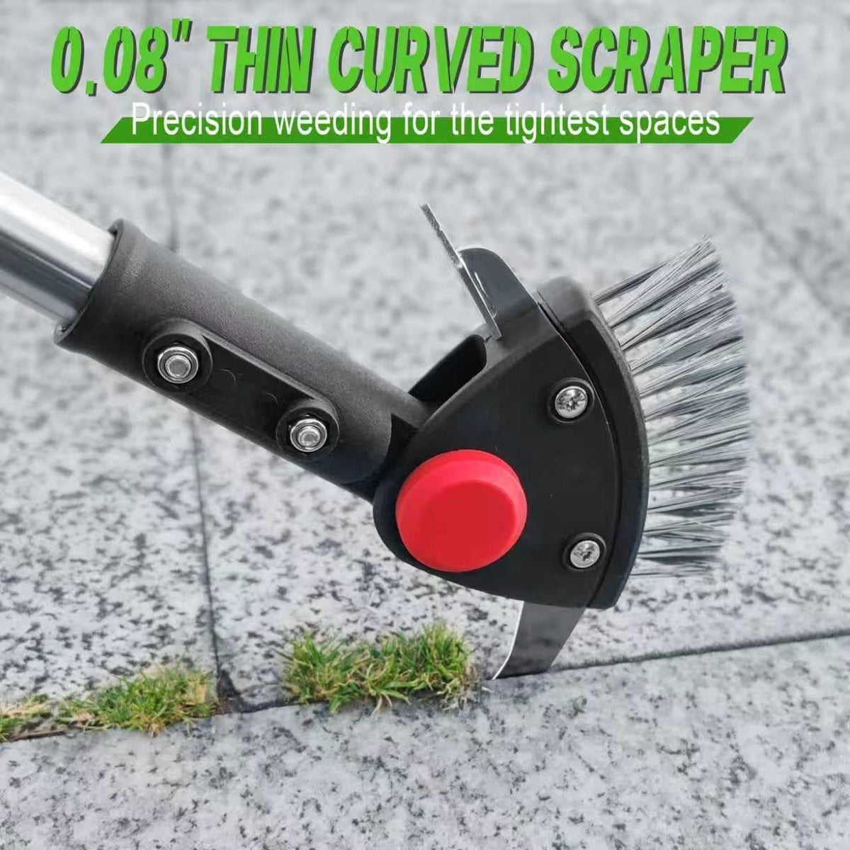 Community More Stainless Steel Crack Weeder with Brush and Scrapers additional product photo