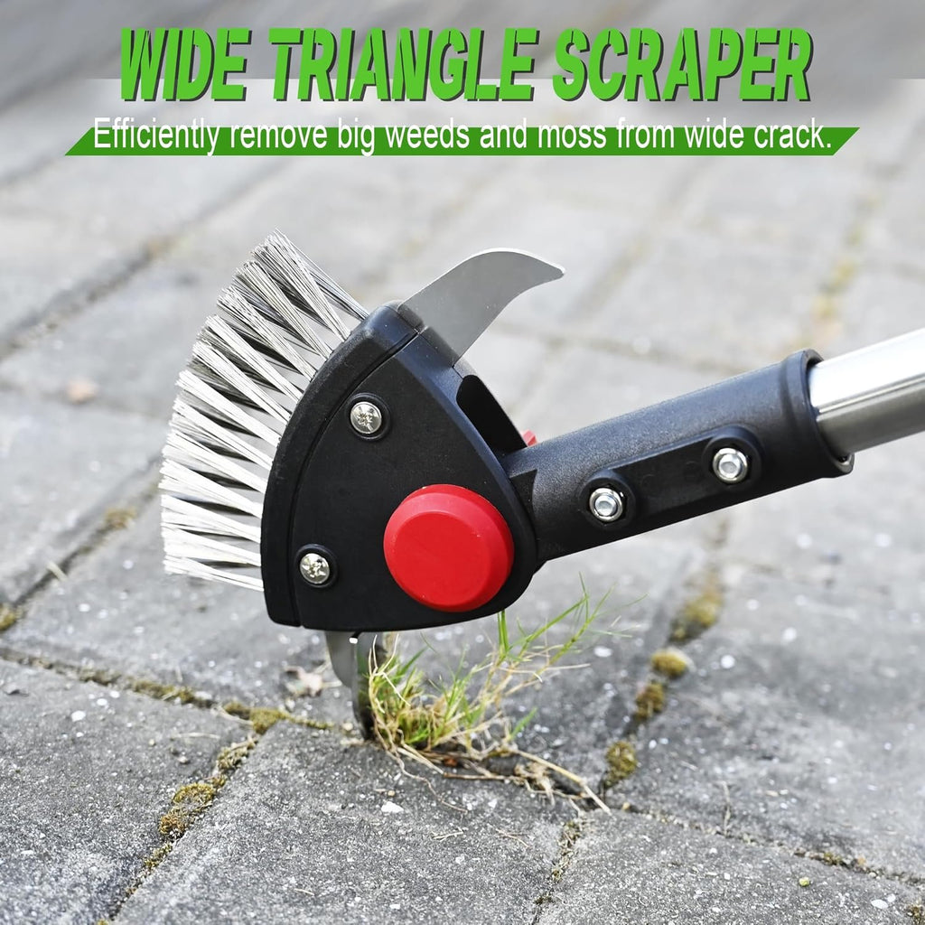 Community More Stainless Steel Crack Weeder with Brush and Scrapers additional product photo
