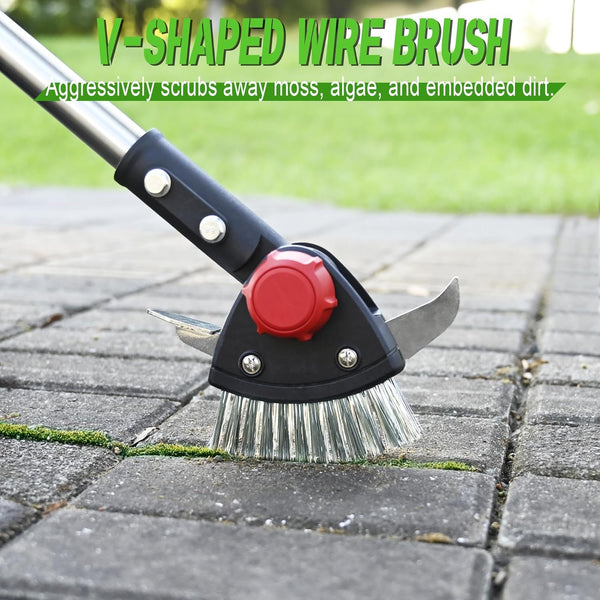 Community More Stainless Steel Crack Weeder with Brush and Scrapers additional product photo