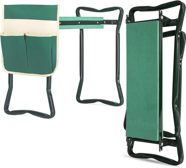Community More Steel Frame Garden Kneeler and Seat with Tool Pouch studio product photo