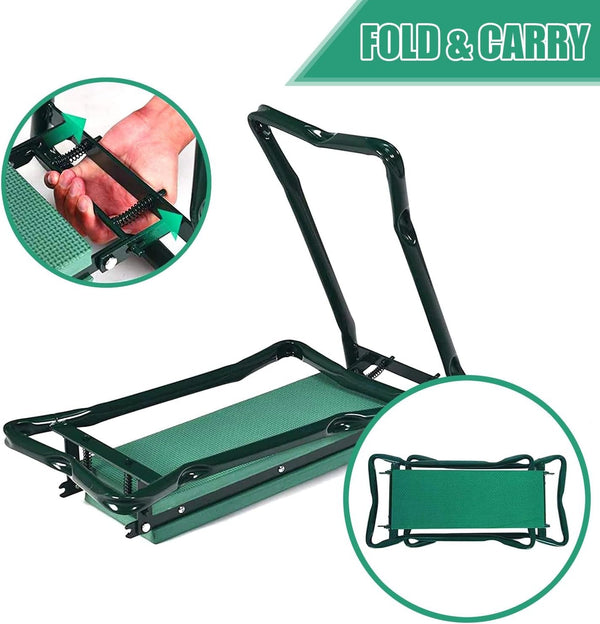 Community More Steel Frame Garden Kneeler and Seat with Tool Pouch additional product photo